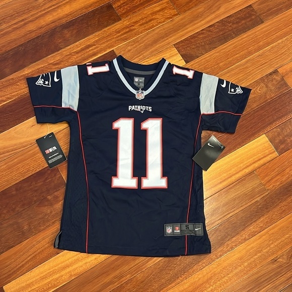🏈 New England Patriots Julian Edelman Jersey Small #11 NFL Youth - Picture 7 of 8
